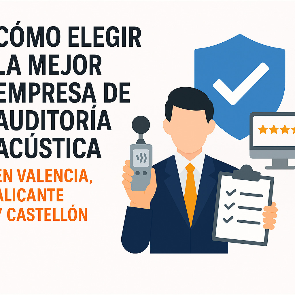 🏆 Cómo Elegir la Mejor Empresa de Auditoría Acústica en Valencia, Alicante y Castellón