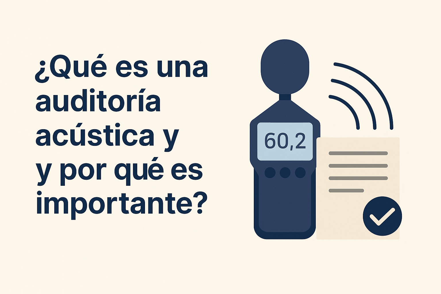 ¿Qué es una Auditoría Acústica y Por Qué es Clave en Valencia, Alicante y Castellón?